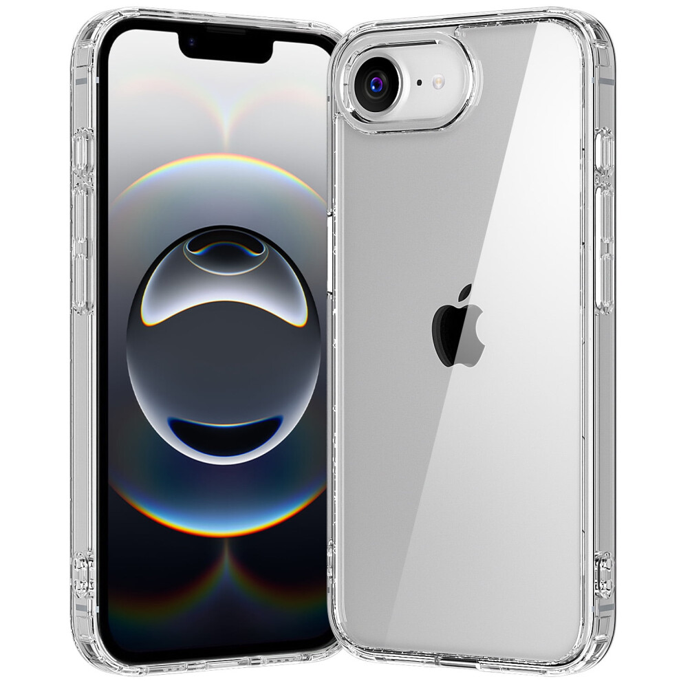 Compatible With Iphone 16E Case Â Crystal Clear, Anti-Yellowing, Anti-Scratch, Soft Edge & Hard Back, Military-Grade Drop Protection 9170372297399