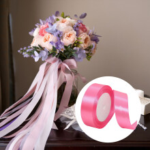Gift Wrapping Paper,1 Roll 22m 4cm Wide Satin Wedding Ribbon Roll Wrapping Bouquets Bow Making Decoration Home Decor