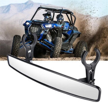 UTV-Rückspiegel: 15" klarer konvexer Mittelspiegel mit 3/4", 1,75" oder 2" Klemmen, kompatibel mit Polaris RZR PRO XP, Pioneer, Can-Am Commander,