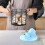 Colorful Ceramic Chicken-Shaped Egg Basket with Wire Bottom & Handle – Compatible with Farm Kitchen Decor 1