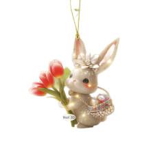Niedlicher Osterhasen-Anhänger in verschiedenen Farben – farbenfroh, robust und ideal für Tür und Wand. Perfekt als Geschenk für die