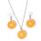 Boho Lemon Dangle Earrings Orange Fruit Women 6