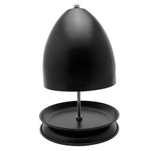 Dobbeltvegget lysholder, metallradiator for telys – kompatibel med camping, stue og soverom.