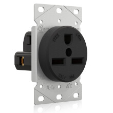 Priză de alimentare încastrată 30A250V NEMA6-30R, compatibilă cu aparate de sudură și generatoare, certificată UL, grad industrial