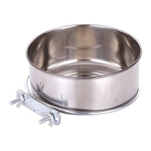 Wall-Mounted Attachable Crates Pet Feeder – Rust-Resistant, No-Spill, Stainless Steel, Compatible with Standard Crates