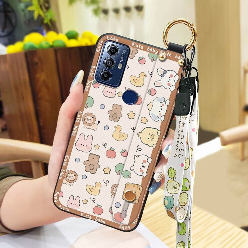 Moto G Play 2023 Phone Case – Cute Waterproof, Shockproof Silicone Case With Kickstand, Wristband & Lanyard 9065194402055