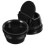 Floor Drain Odor Stopper Backflow Preventer Abs 2Pcs Black 4