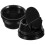 Floor Drain Odor Stopper Backflow Preventer Abs 2Pcs Black 7