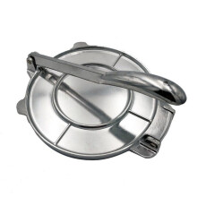 Heavy Duty Aluminum Tortilla Press & Pizza Dough Maker - 8Inch Natural Color for Homemade Tortillas,Pizzas,Flatbreads