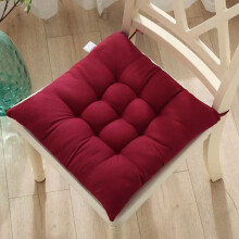 Square Floor Pillow for Adults, Shredded Memory Foam Meditation Cushion, Yoga Pillow, Tufted Corduroy Floor Seat, Black