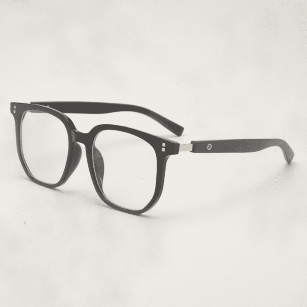Retro Wood Grain Sunglasses Square Frame UV Protection
