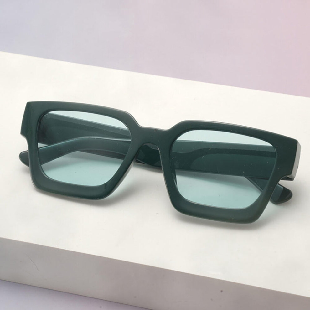 Unisex Plastic Square Sunglasses for Street Photography and
