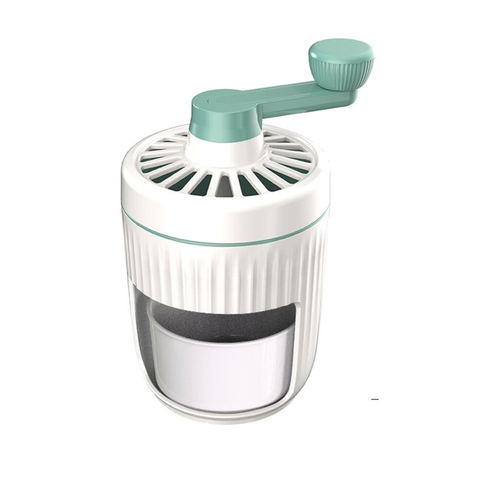 Protable Hand-Operated Ice Shaver Snow Cone Machine Hand Ice Breaker Ice Crusher,Green-image-OPC-PSCYCWB-NEW
