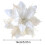 White Poinsettia Artificial Flowers 2025 2