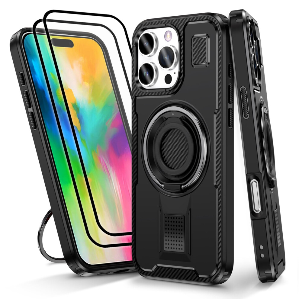 Iphone 16 Pro ÆÆºå£³Å¸¦2ÇÅ±Å¹Ä¿Æ¤È Black 9170372697656