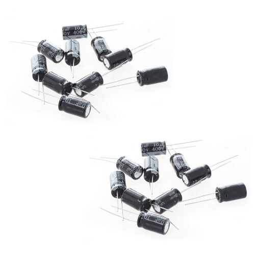 20 x 400V 10uF low ESR Impedance Electrolytic Capacitor