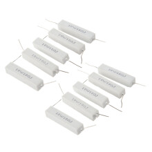 10 Stueck Keramik-Zement Leistungswiderstand 10W10Ω