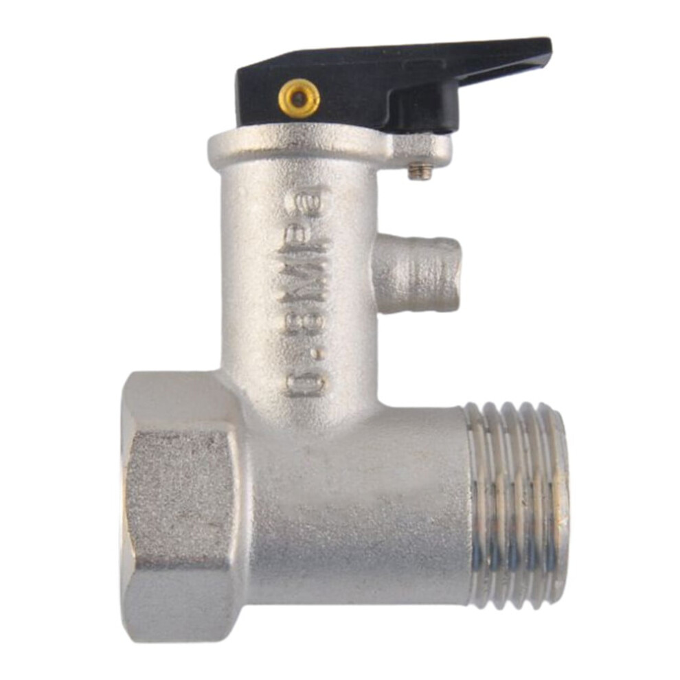 Safety Valve Pressure Relief Valve Boiler 1/2Inch Threads Brass Adjustable 9180435370730