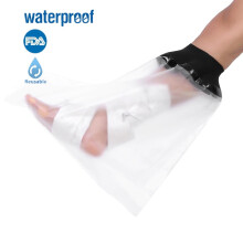 CHICIRIS Wasserdichter Fußgips-Überzug für Dusche/Badewanne – Wasserdicht, wiederverwendbar, kompatibel mit allen Gipsverbänden