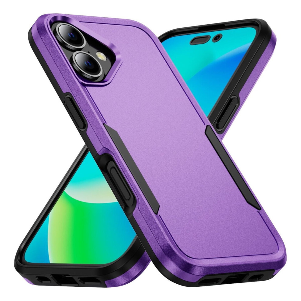 Heavy Duty Case For Apple Iphone 16: Shockproof, Dropproof, Dustproof & Anti-Scratch Â Compatible With Iphone 16 Purple 9170372299683
