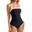 Women's Tummy Control One-Piece Swimsuit Halter Retro Style 1