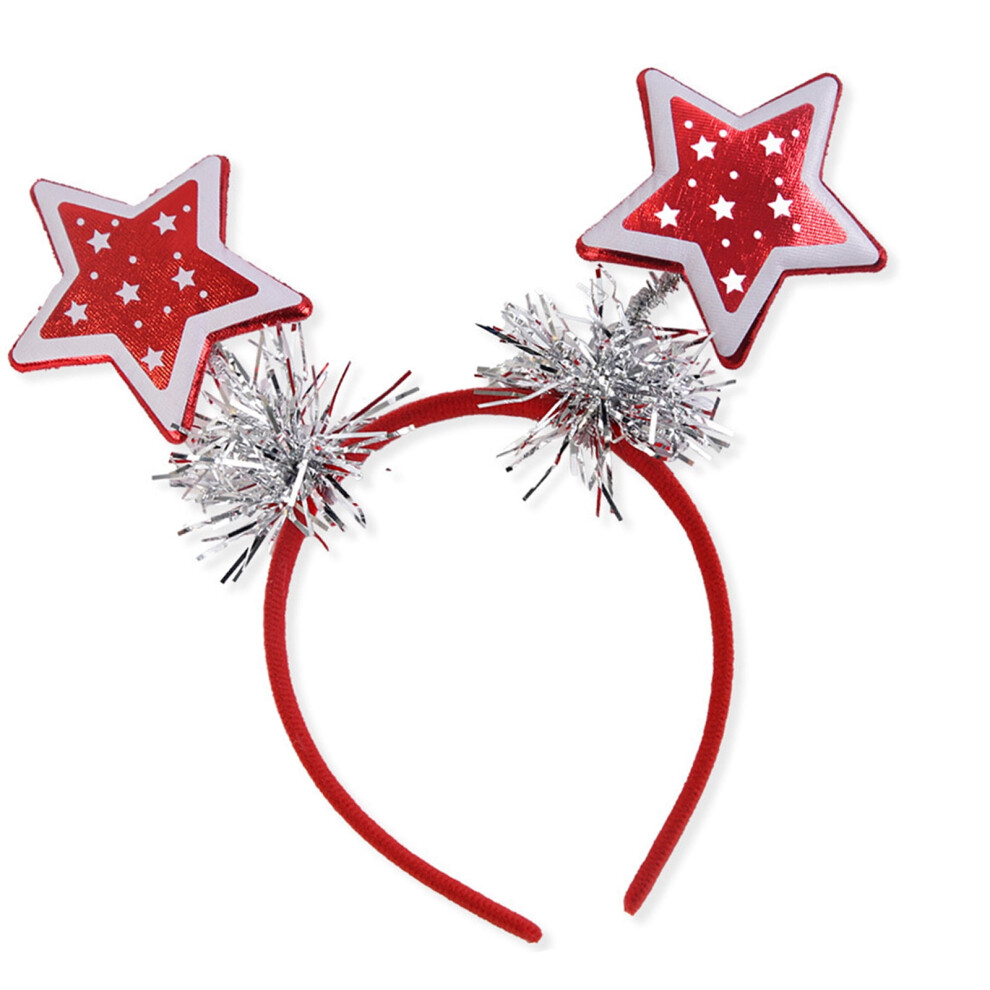 Christmas hairband with star and tree design, non-slip, 1