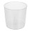 Plastic Trash Bin Stainless Wastebasket Navy Office Transparent 1