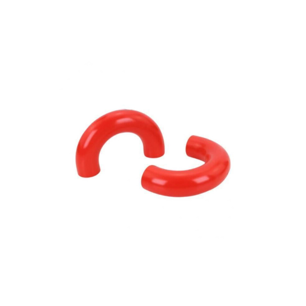 2X2 Pieces Tow Hooks Covers Silicone Covers For Ford F150 2004-2024 Red 9027700598317