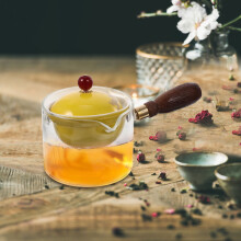 Glass Tea Kettle Ceramic 1 Set for Home Use