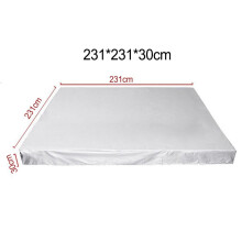Outdoor Waterproof Thermal Spa Dust Cover For Square Bathtub Protector Garden Swimming Pool Protective Cover 231*231*30cm