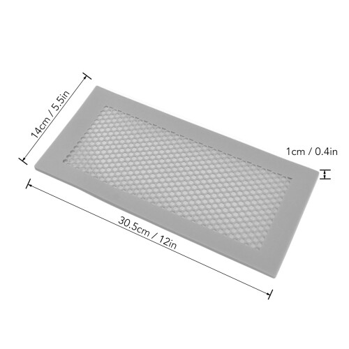 2Pcs Baby-Proof Vent Cover Gray 5.1-5.5 oz 1