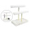 Φορητό Marble2Tier Βραχιόλι Κοσμημάτων Κολιέ Βραχιόλι Ρολογιών Βάση Ράφι Επιτραπέζια 1