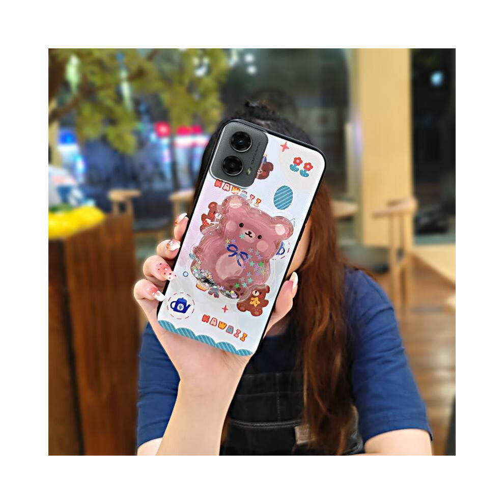 Moto G 5G 2024 Phone Case – Soft Tpu Anti-Knock Glitter Case With Lens Protection, Kickstand & Quicksand Design 9027700598553