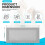 2Pcs Baby-Proof Vent Cover Gray 5.1-5.5 oz 8