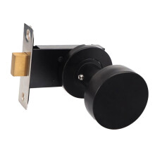 Invisible Door Lock Stainless Steel Single-sided Lock Concealed Door Lock Indoor Bedroom Round Handle Lock Anti-theft Security