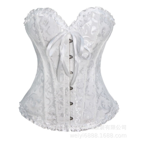 Victorian Corset Belt Embroidered Girdle