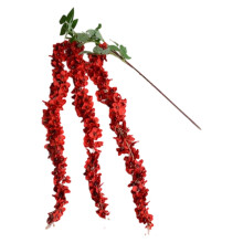 Guirlande de fleurs de glycine, brochettes de fleurs décoratives, feuillage pour salon, création d'un décor floral