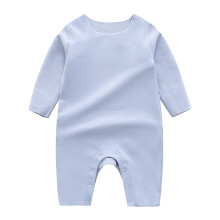 Combinaison pyjama une pièce en velours doux thermique à manches longues pour bébé garçon/fille, bleu, 12-18 mois