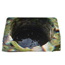 3D Visual Illusion Entry Hall Dirt-Resistant Floor Mat, Short Staple Fabric Non-Slip Rubber Bottom, 60X90Cm For Living Room Bedroom Foyer