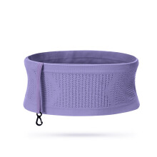 Slim Running Belt Fanny Packs Stretchy 360 Circular Open Breathable Workout Waist Packs Anti-slip Cycle Belt Bag Bum Bag with Hook