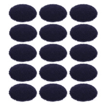 NICEXMAS Dress Buttons Dark Blue Alloy 50Pcs 0.6X0.6in