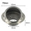 Stainless Steel Vent Grille Round Brushed External Extraction Wall Vent 1