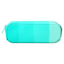 Astuccio grande in silicone: organizer resistente, facile da pulire e flessibile con ampi scomparti per penne e accessori.
