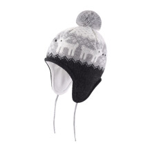 Nrmvnmi Toddler Kids Winter Beanie Hat,Earflap Knit Warm Cap Fleece Lined Beanie Windproof, Warm And Comfortable Hat For Baby Boys Girls (0-3 Years)
