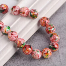 Glass Beads Round Opaque 10mm 20pcs