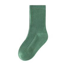 Toddler Socks Unisex Baby Crew Socks for Infant Boys Girls Stretchy Cotton Socks for Kids Gift Green L