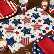 Patriotisches Platzset zum 250. Jahrestag der USA, Stil 6 – Partyzubehör zum 4. Juli