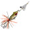 Δόλωμα ψαρέματος Spinnerbait Frog για στόχευση, μαύρο με R3U1Rotati D1P0 1