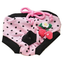 Washable Reusable Dog Sanitary Underwear with Elastic Strap – Compatible with Corgi & Small Dogs