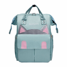 Multifunctional Mommy Backpack – Large Diaper Bag with Insulated Pockets, Stroller Straps & Changing Pad, Compatible with Most Strollers